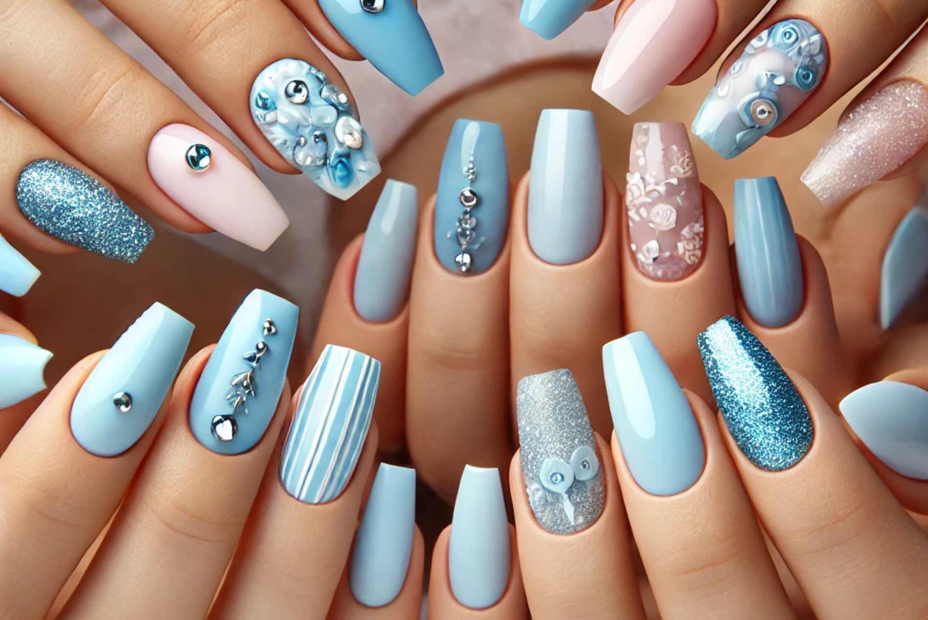 Light Blue Nail Ideas in 2025